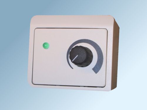 Hvid Opus ES 431 Fasenit/Spændingsregulator 1,25A med afbryder.