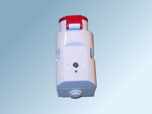 Hvidt kraftstik / CE-stik med strømmåling, ES 870 16A CurrentSwitch