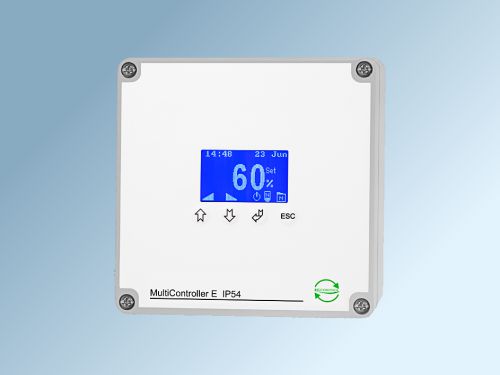 Hvid MultiController med integreret display, 24V IP54 / ES 874