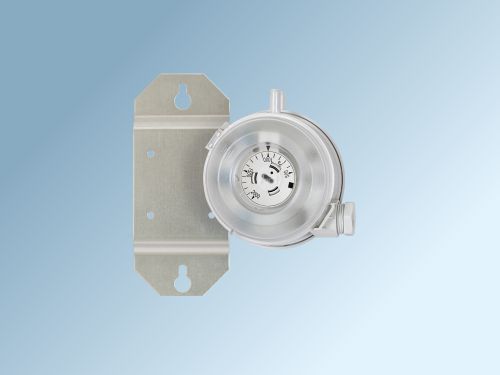 Pressostat med indbygget skiftekontakt HC604 PressureSwitch 100-1000 Pa