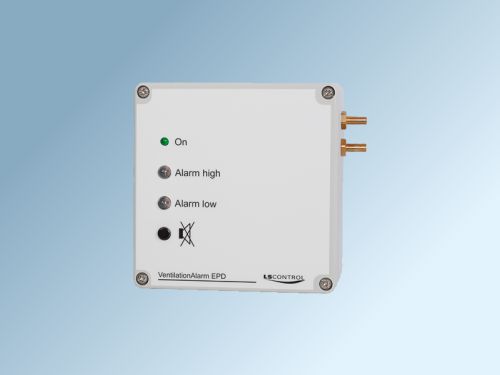 Hvid ventilationsalarm, EPD / ES 606 Dobbelt
