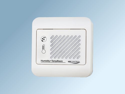 White humidity- and temperature sensor, 24V Basic 2×0-10V / ES 973