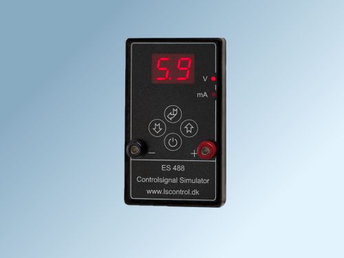 Sort ES 488 Kontrolsignal Simulator inklusiv prøveledninger