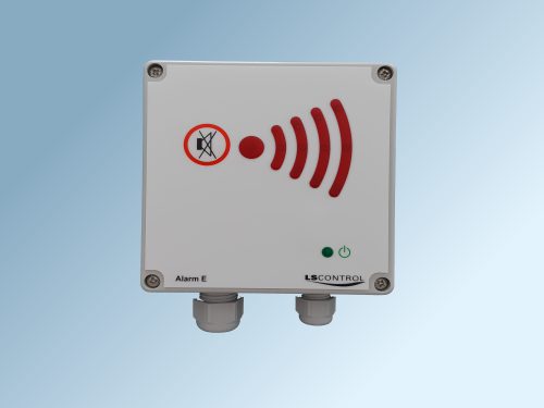 The front of white, universal alarm E / ES 1098
